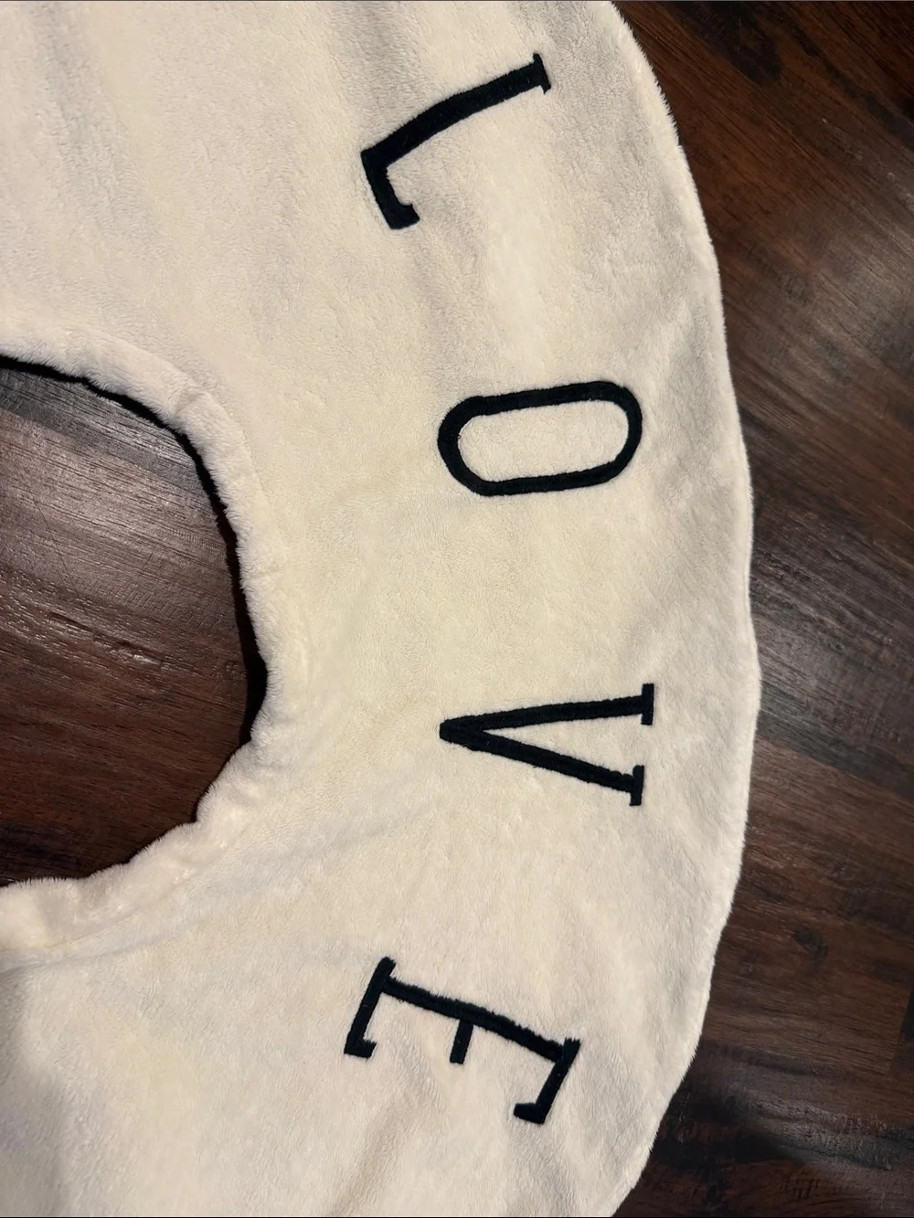 Pottery Barn Kids LOVE White Nursing Pillow Cover
